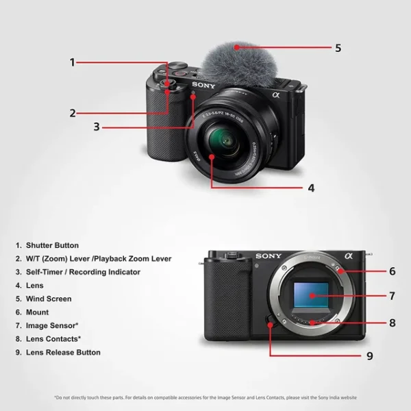 Sony Alpha ZV-E10L Interchangeable Lens Vlog Digital Camera, Large APS-C type 24.2-Megapixel Exmor CMOS Sensor With 16-50 mm - Image 6